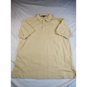 Devon & Jones Mens‎ Polo Dress Shirt Short Sleeves Size Medium